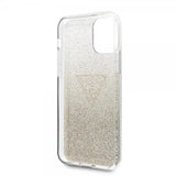 Guess iPhone 11 Skal Solid Glitter Cover Guld
