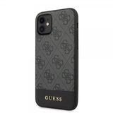 Guess iPhone 11 Skal Stripe Cover Grå