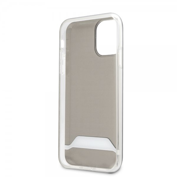 AMG iPhone 11 Skal Stripes Horizontal Transparent Svart