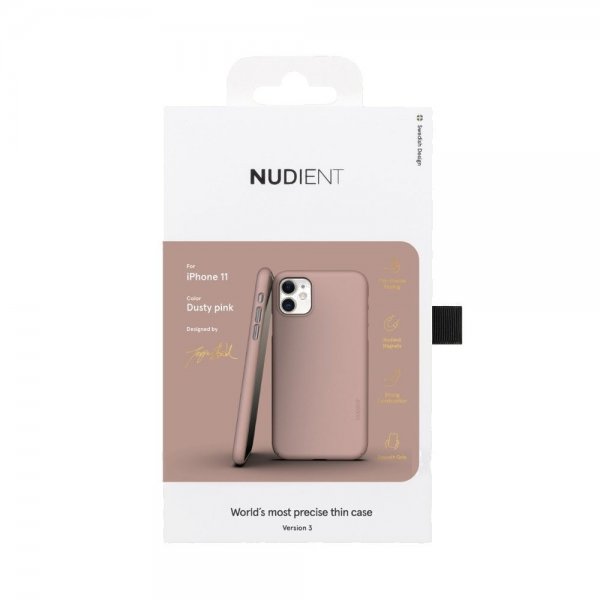Nudient iPhone 11 Skal Thin Case V3 Dusty Pink