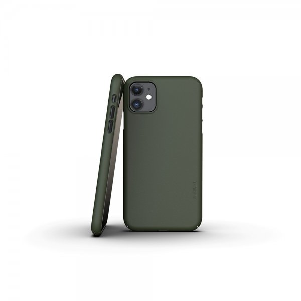 Nudient iPhone 11 Skal Thin Case V3 Pine Green