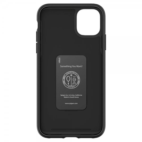 Spigen iPhone 11 Skal Thin Fit Pro Svart