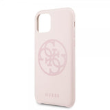 Guess iPhone 11 Skal Tone on Tone Rosa