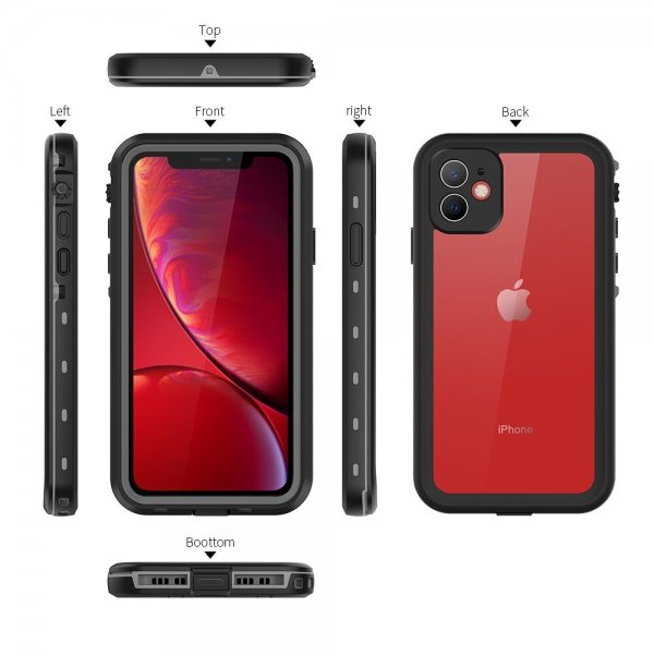 Redpepper iPhone 11 Skal Vattentåligt IP68 Svart