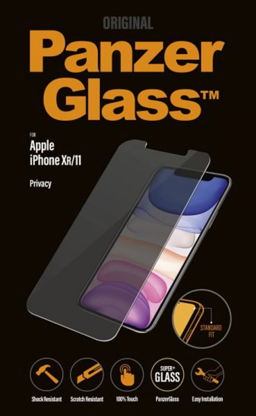PanzerGlass iPhone Xr/11 Skärmskydd Standard Fit Privacy