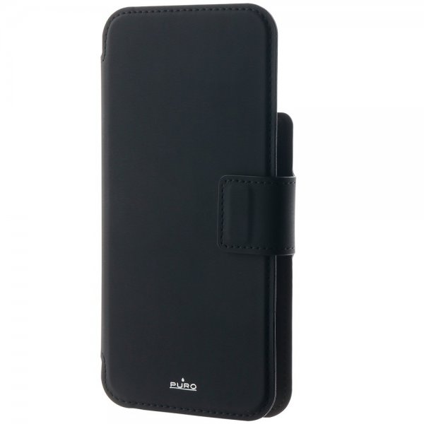 Puro iPhone 12/12 Pro/13/14/15 Fodral MagSafe Folio Svart
