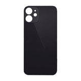 iPhone 12 Baksida Glas med Självhäftande tejp - Svart