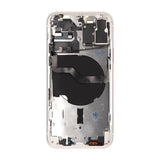 iPhone 12 Baksida med Komplett Ram OEM - Vit