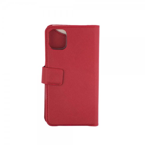 Onsala iPhone 12 Mini Fodral Fashion Edition Löstagbart Skal Saffiano Red