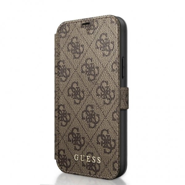 Guess iPhone 12 Mini Fodral Monogram Brun