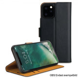 Xqisit iPhone 12 Mini Fodral Slim Wallet Selection Svart