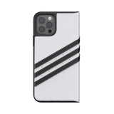 Adidas iPhone 12/iPhone 12 Pro Fodral Booklet Case Vit