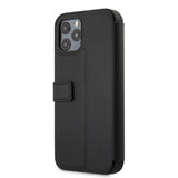 Ferrari iPhone 12/iPhone 12 Pro Fodral Logo Perforerad Svart