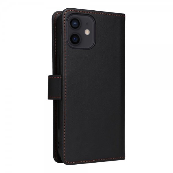 Betopnice iPhone 12/iPhone 12 Pro Fodral med Löstagbart Skal 005 Svart