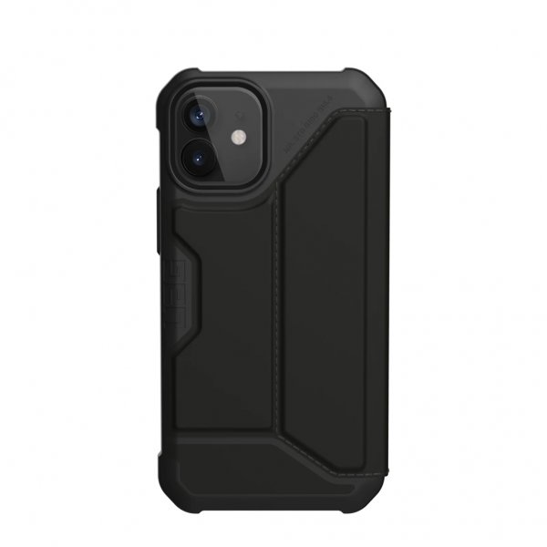 Urban Armor Gear (UAG) iPhone 12/iPhone 12 Pro Fodral Metropolis PU Svart