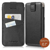 KAVAJ iPhone 12/iPhone 12 Pro Fodral Miami Svart