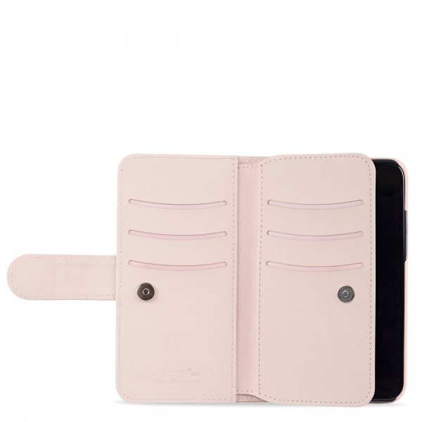 holdit iPhone 12/iPhone 12 Pro Fodral Wallet Case Extended Magnet Löstagbart Skal Blush Pink