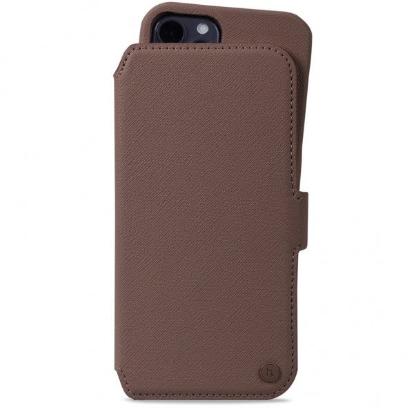 holdit iPhone 12/iPhone 12 Pro Fodral Wallet Case Magnet Stockholm Dark Brown