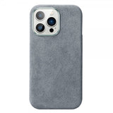 iPhone 12/iPhone 12 Pro Skal Alcantara MagSafe Grå