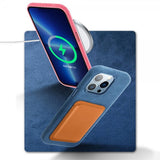 iPhone 12/iPhone 12 Pro Skal Alcantara MagSafe Grå
