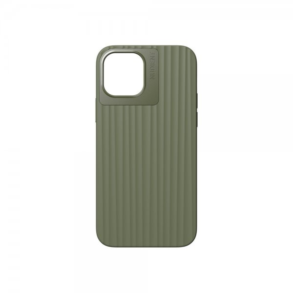 Nudient iPhone 12/iPhone 12 Pro Skal Bold Olive Green