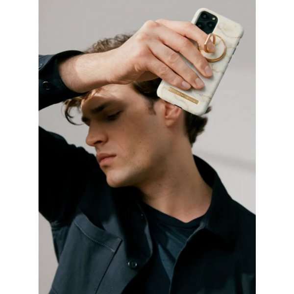 Ideal of Sweden iPhone 12/iPhone 12 Pro Skal Fashion Case Golden Pearl Marble