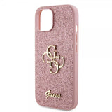 Guess iPhone 12/iPhone 12 Pro Skal Fixed Glitter Rosa