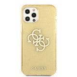 Guess iPhone 12/iPhone 12 Pro Skal Full Glitter Guld