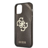 Guess iPhone 12/iPhone 12 Pro Skal Full Glitter Svart