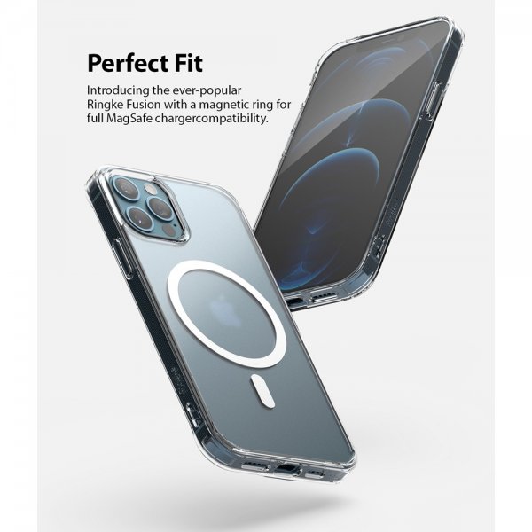Ringke iPhone 12/iPhone 12 Pro Skal Fusion Magnetic MagSafe Matte Clear