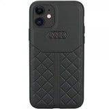 Audi iPhone 12/iPhone 12 Pro Skal Genuine Leather Case Svart