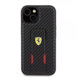 Ferrari iPhone 12/iPhone 12 Pro Skal Grip Stand Function Svart