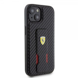 Ferrari iPhone 12/iPhone 12 Pro Skal Grip Stand Function Svart