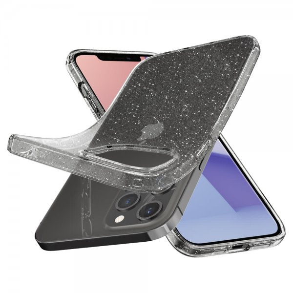 Spigen iPhone 12/iPhone 12 Pro Skal Liquid Crystal Glitter Crystal Quartz