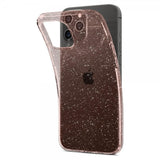 Spigen iPhone 12/iPhone 12 Pro Skal Liquid Crystal Glitter Rose Quartz