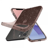 Spigen iPhone 12/iPhone 12 Pro Skal Liquid Crystal Glitter Rose Quartz