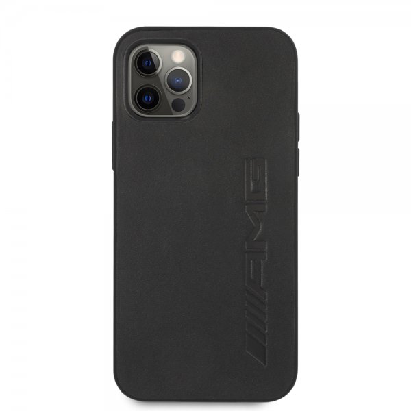 AMG iPhone 12/iPhone 12 Pro Skal Logo Stamp Svart