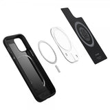 Spigen iPhone 12/iPhone 12 Pro Skal Mag Armor Matte Black