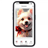 iPhone 12/iPhone 12 Pro Skal med Inbyggd Display E Ink Case Svart