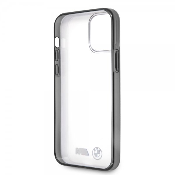 BMW iPhone 12/iPhone 12 Pro Skal Metallic Svart Transparent