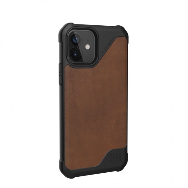 Urban Armor Gear (UAG) iPhone 12/iPhone 12 Pro Skal Metropolis LT Leather Brun