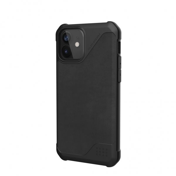 Urban Armor Gear (UAG) iPhone 12/iPhone 12 Pro Skal Metropolis LT Leather Svart