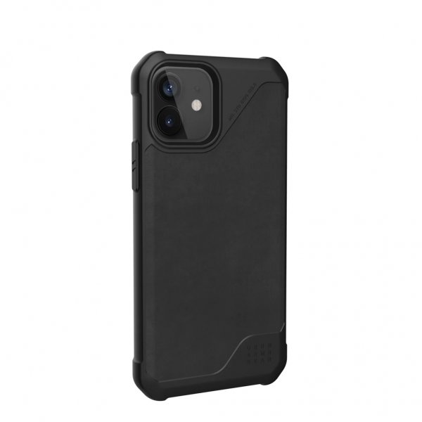 Urban Armor Gear (UAG) iPhone 12/iPhone 12 Pro Skal Metropolis LT Leather Svart