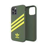 Adidas iPhone 12/iPhone 12 Pro Skal Moulded Case PU Wild Pine/Acid Yellow