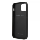 Ferrari iPhone 12/iPhone 12 Pro Skal On Track Carbon Stripe Svart