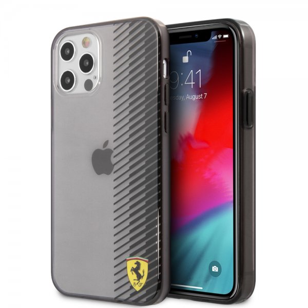 Ferrari iPhone 12/iPhone 12 Pro Skal On Track Gradient Svart