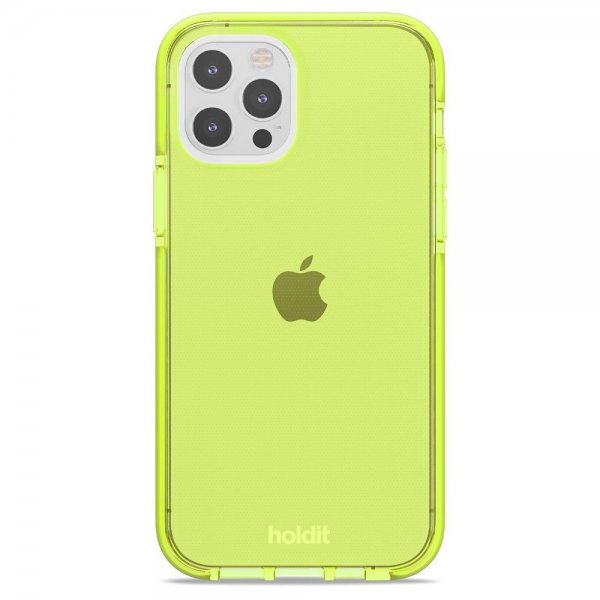 holdit iPhone 12/iPhone 12 Pro Skal Seethru Acid Green