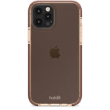 Holdit iPhone 12/iPhone 12 Pro Skal Seethru Dark Brown