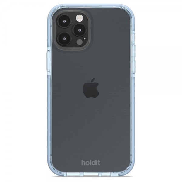 holdit iPhone 12/iPhone 12 Pro Skal Seethru Mineral Blue
