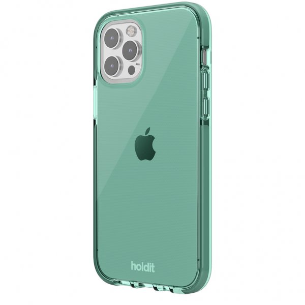 holdit iPhone 12/iPhone 12 Pro Skal Seethru Moss Green